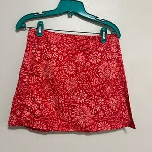 Ripskirt 201P Dahlia Teaberry Size xs Beach Wrap‎ Skirt Side Pockets EUC